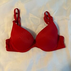Victoria Secret PINK Everywhere Push Up Bra Red 32A